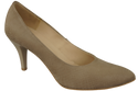 Damenschuhe Pumps Beige Schlangenmotiv Naturleder 150 ElitaBut