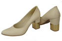 Damenschuhe Beige Pumps, Naturleder 144 ElitaBut