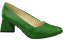 Damen Pumps Grün Echtleder Spitz Zehen Absatz ElitaBut 221
