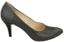 Damenschuhe Pumps Graues Schlangenmotiv Naturleder 150 ElitaBut