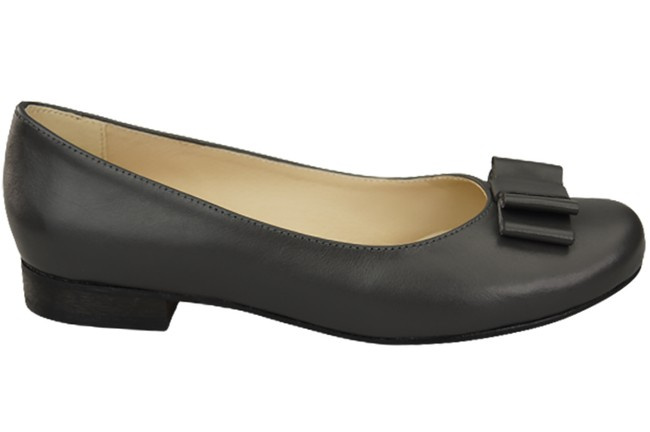 Damen Ballerinas, Naturleder, Graphit 702 ElitaBut