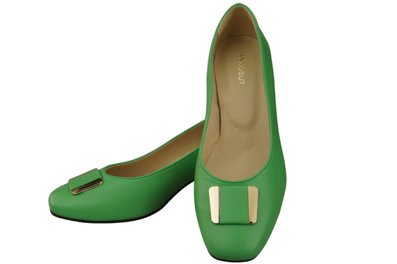 Damenschuhe Pumps Naturleder 187 Lime ElitaBut