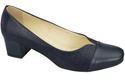 Damenschuhe Pumps Naturleder 164 Marineblau ElitaBut