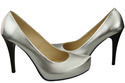 Damen Footwear Silber Stiletto Pumps Naturleder 205 ElitaBut