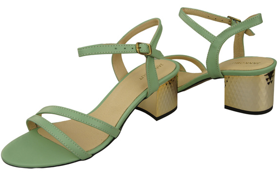 Damenschuhe Mint Naturleder 197 Sinnlich freizügige Fußsandalen ElitaBut