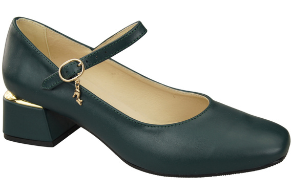 Damenschuhe Malachit Riemchenpumps Naturleder 202 ElitaBut