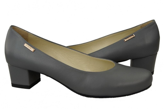 Damenschuhe Pumps Naturleder 116 Grau ElitaBut