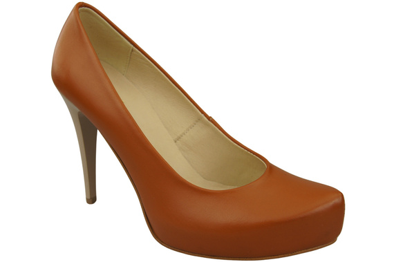 Damen Footwear Rotes Stiletto Pumps Naturleder 205 ElitaBut