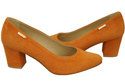 Damenschuhe Pumps Orange Naturleder Wildleder 106 ElitaBut
