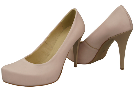 Damen Footwear Puderrosa Stiletto Pumps Naturleder 205 ElitaBut