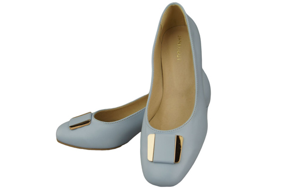 Damenschuhe Pumps Naturleder 187 Hellblau ElitaBut