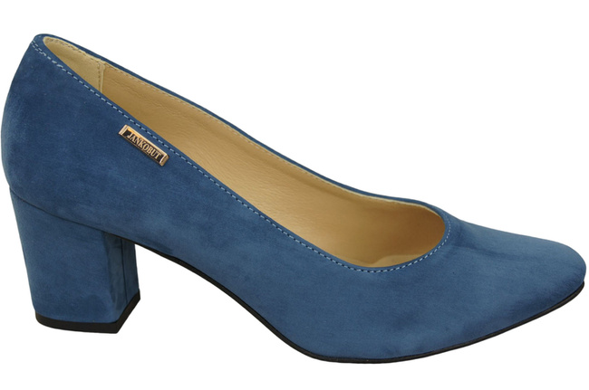 Damenschuhe Pumps Blau, Natürliches Wildleder 106 ElitaBut