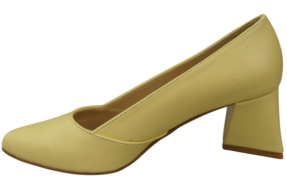 Damen Pumps Banane Echtleder Spitz Zehen Absatz ElitaBut 221