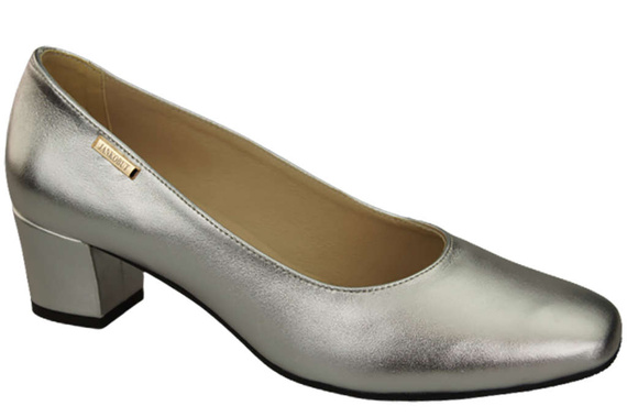 Damenschuhe Pumps Naturleder 172 Silber ElitaBut