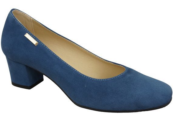 Bequeme Frauen Schuhe Blau Wildleder 172 Z ElitaBut