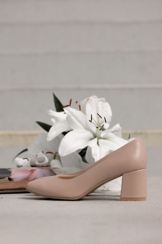 Damenschuhe Pumps Naturleder 171 Cappuccino Lico ElitaBut