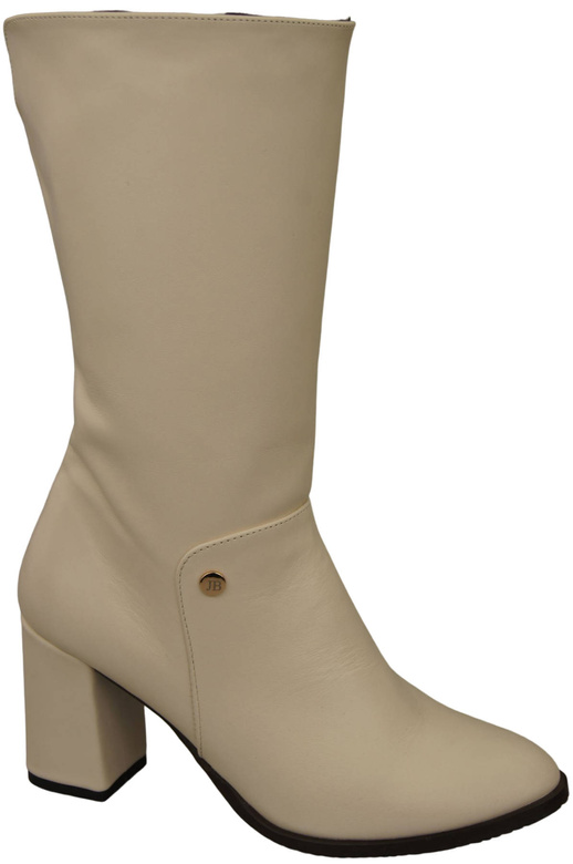 Damen-Halbstiefel, Naturleder, Beige 189 ElitaBut