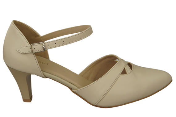 Damenschuhe Beige Sandalen, Naturleder 151 ElitaBut