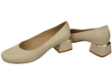Damenschuhe Pumps Naturleder 159 Beige ElitaBut