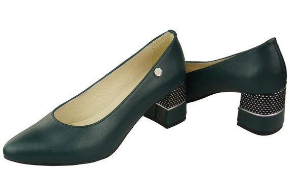 Damenschuhe Pumps Malachit Naturleder 142 ElitaBut