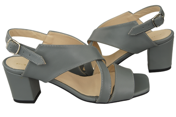 Damenschuhe Sandalen Grau Naturleder 149 ElitaBut