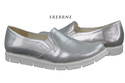 Schuhe Damenschuhe, Naturleder, Silber 929 ElitaBut