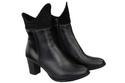 Damen-Winterstiefel, Naturleder, Schwarz 137 ElitaBut