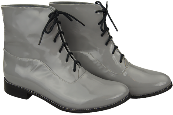 Damenschuhe Frühling/Herbst Naturleder Grau Lack 155 L ElitaBut