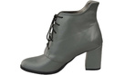 Damenschuhe Schnürstiefel Frühling/Herbst Naturleder Grau 174 L ElitaBut