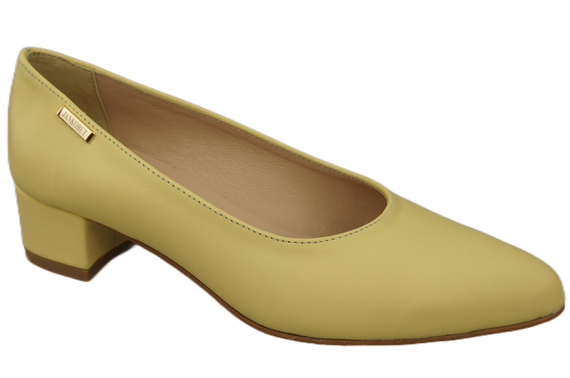 Damen Pumps Banane mit niedrigem Absatz zeitlose Eleganz und Komfort 220 ElitaBut