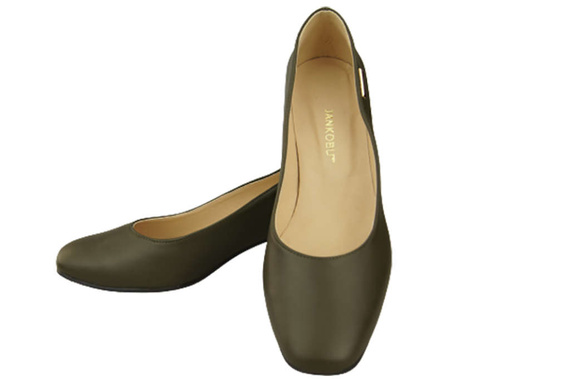 Damenschuhe Pumps Naturleder 172 Olive ElitaBut