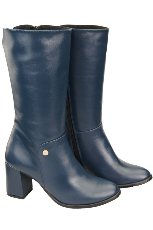 Footwear Damen-Halbstiefel, Naturleder, Marineblau 189 ElitaBut