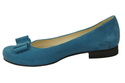 Damenschuhe Ballerinas Blau, Naturleder, Wildleder 126 ElitaBut