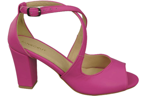 Damenschuhe Sandalen Fuchsia Naturleder 186 ElitaBut