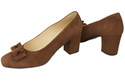 Damenschuhe Pumps Braun Natürliches Wildleder 163 ElitaBut
