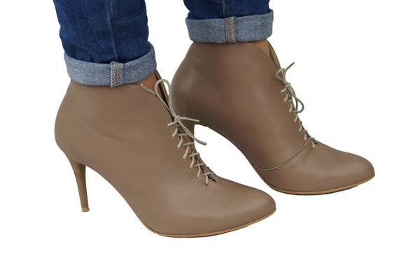 Damenschuhe Frühling / Herbst Naturleder Cappuccin Lico o 955 ElitaBut