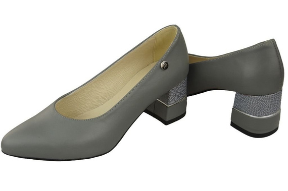 Damenschuhe Pumps Grau Naturleder 142 ElitaBut