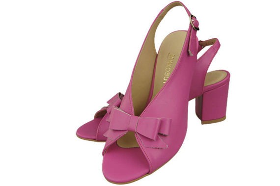 Damenschuhe Sandalen Fuchsia Naturleder Korn 148 L ElitaBut