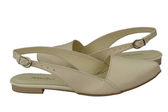 Schuhe Damen Sandalen Beige Naturleder 996 ElitaBut