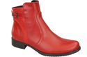 Damen-Winterstiefel, Naturleder, Rot 156 von ElitaBut