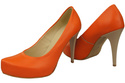 Damen Footwear Orange Stiletto Pumps Naturleder 205 ElitaBut