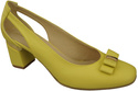 Schuhe Damen Lemon Pumps aus Naturleder mit dekorativem Absatz 199 ElitaBut