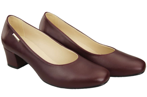 Damenschuhe Pumps Naturleder 172 Burgund ElitaBut