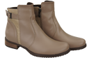 Damen-Winterstiefel, Naturleder, Cappuccino 156, von ElitaBut
