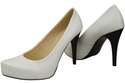Damen Footwear Weiß Stiletto Pumps Naturleder 205 ElitaBut
