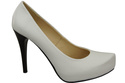 Damen Footwear Weiß Stiletto Pumps Naturleder 205 ElitaBut