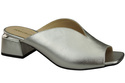 Damen Schuhe Absätze Flip Flops Silber Naturleder 210 ElitaBut