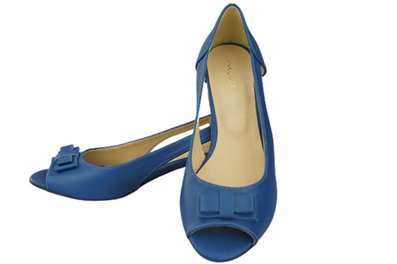 Damenschuhe Sandalen Blau Naturleder 145 ElitaBut