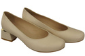 Damenschuhe Pumps Naturleder 159 Beige ElitaBut