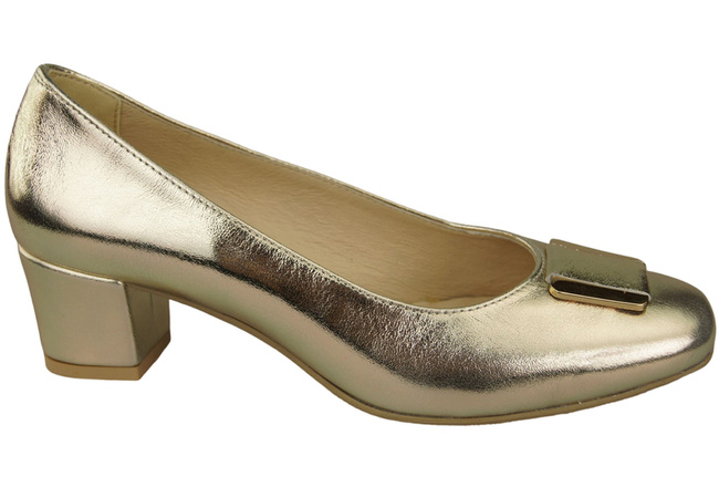 Damenschuhe Pumps Naturleder 187 Gold ElitaBut
